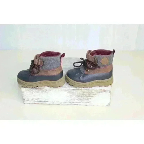 Carter's Unisex Ankle Boots Hook and Loop Lace up Muck Snow Rain Boots Size 5M - Picture 3 of 11